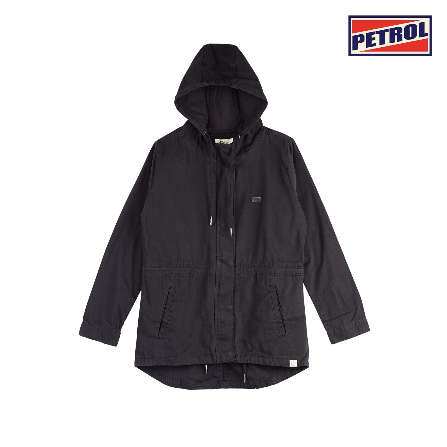 Petrol Ladies Basic Jacket Regular Fitting Twill Fabric 161251 (Black)