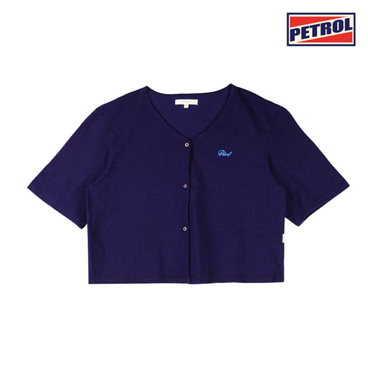 Petrol Ladies Basic Tees Boxy Fitting Indigo Fabric 129220 (Raw Wash)