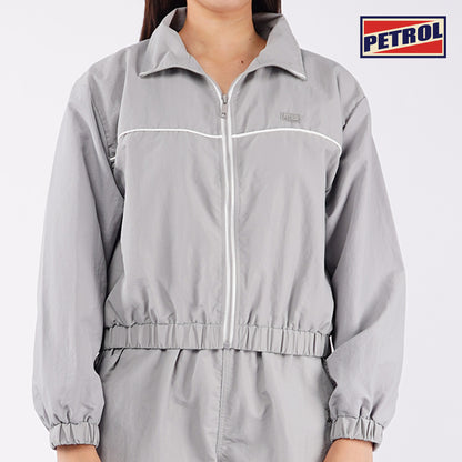 Petrol Ladies Basic Jacket Boxy Fitting Taslan Fabric 164734 (Gray)
