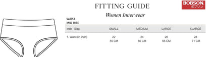 Bobson Japanese Ladies Basic Accessories Innerwear Seamless Panty 160172 (Assorted)
