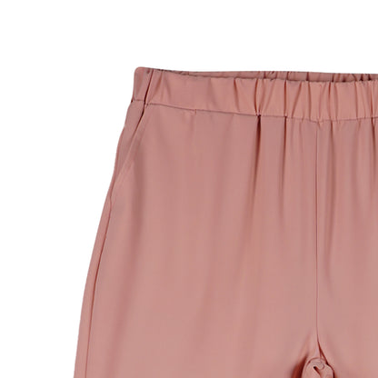 Petrol Ladies Basic Non-Denim Drawstring Pants Mid-Rise Rinse Wash Fabric 156746 (Dusty Pink)