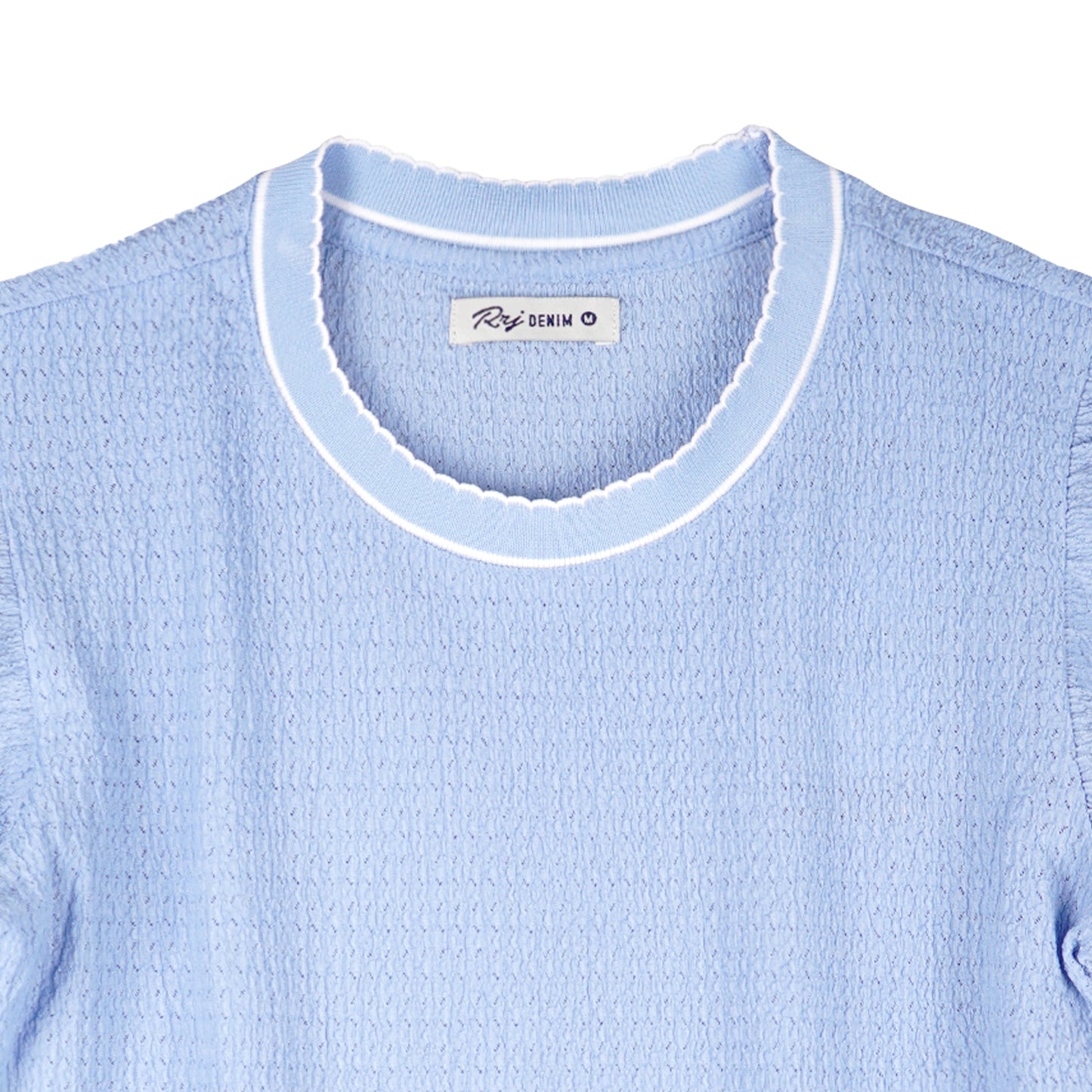 RRJ Ladies Basic Tees Regular Fitting Special Fabric 153461 (Blue)
