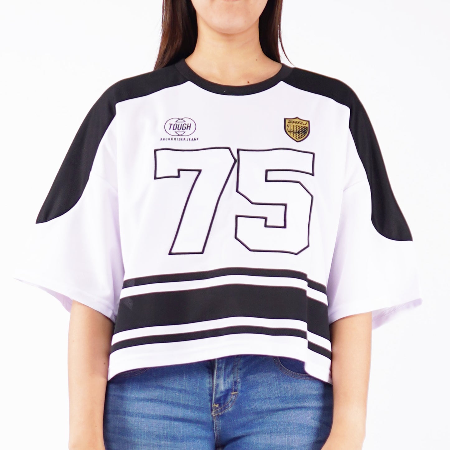 RRJ x Looney Tunes Ladies Basic Tees Regular Fitting Special Fabric 163905 (White)