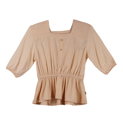Stylistic Mr. Lee Ladies Basic Woven Shirt Relaxed Fit 160333 (Beige)