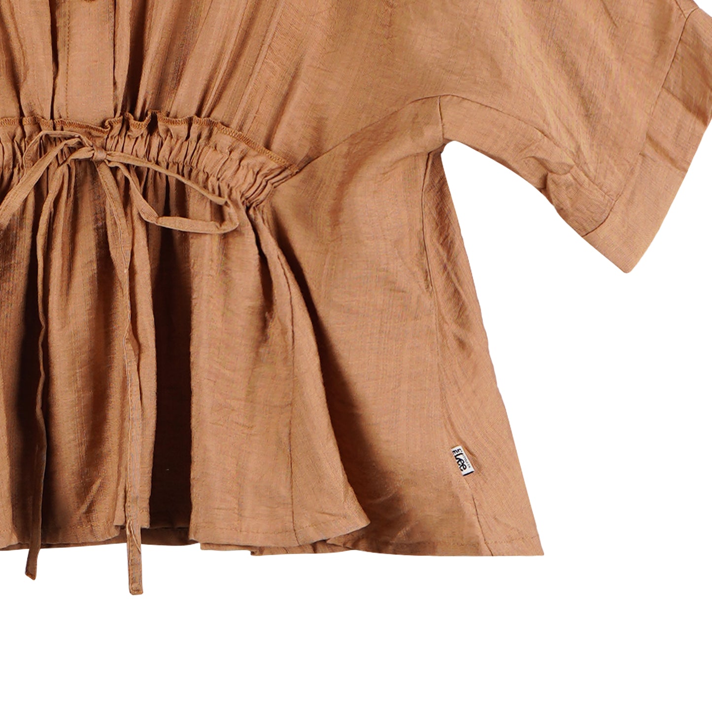 Stylistic Mr. Lee Ladies Basic Button Down Woven Shirt Boxy Fit 158247 (Khaki)