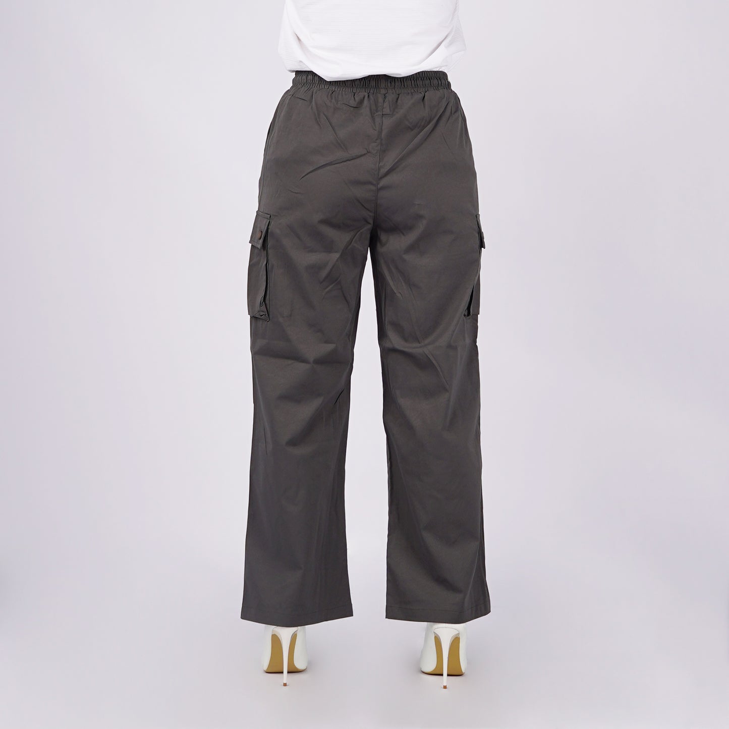 Stylistic Mr. Lee Ladies Basic Non-Denim Cargo Pants 162278 (Gray)