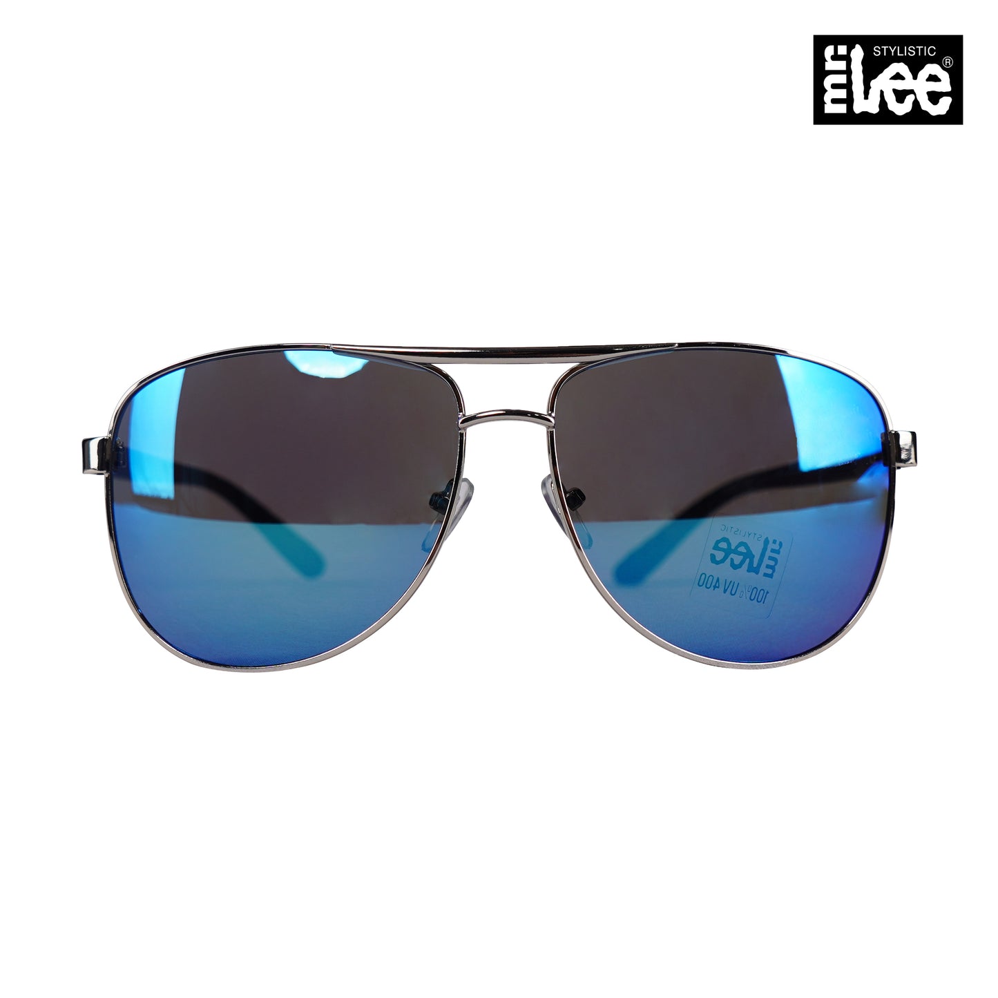 Stylistic Mr. Lee Men's Basic Accessories Eyewear 161904 (Shiny Silver)