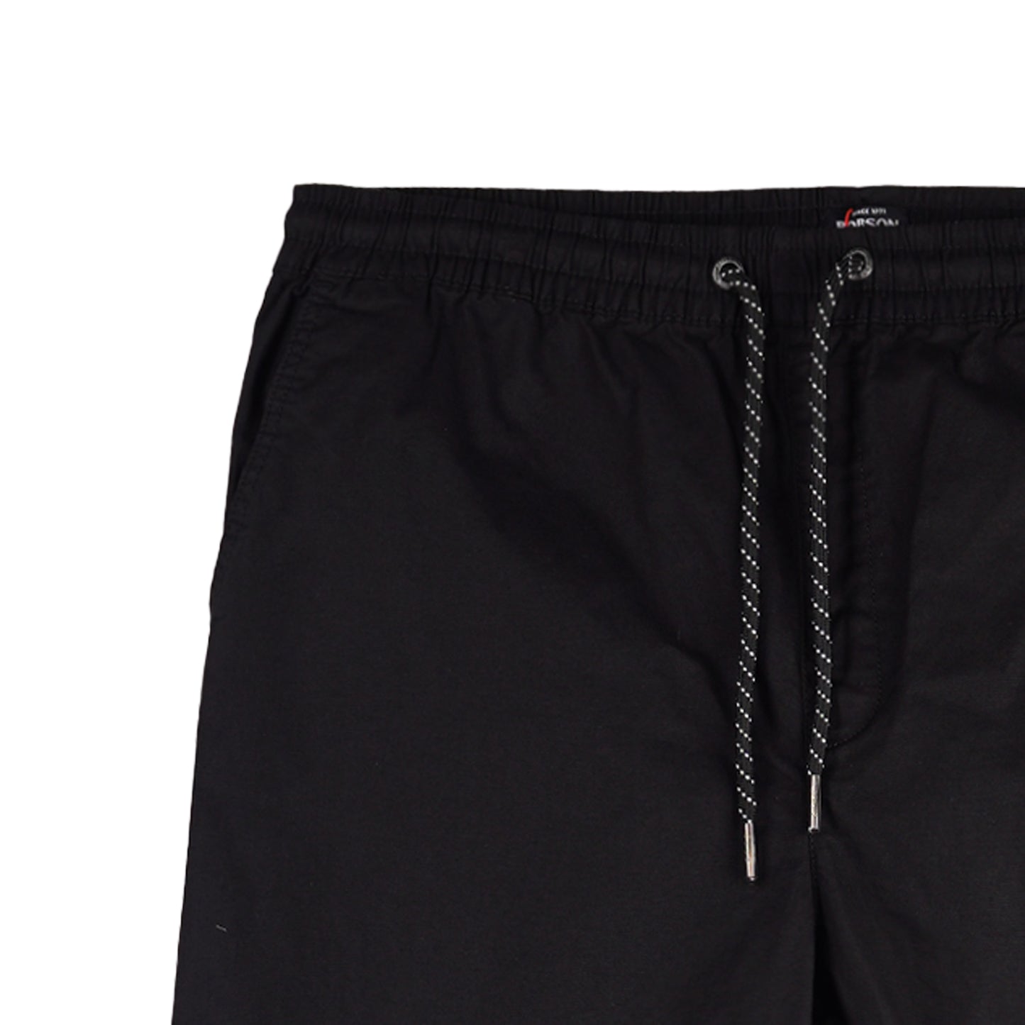 Bobson Japanese Men's Basic Denim Bankle Pants Mid Waist 165540 (Black)