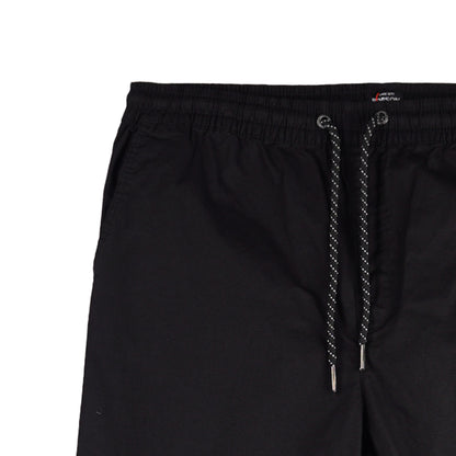 Bobson Japanese Men's Basic Denim Bankle Pants Mid Waist 165540 (Black)