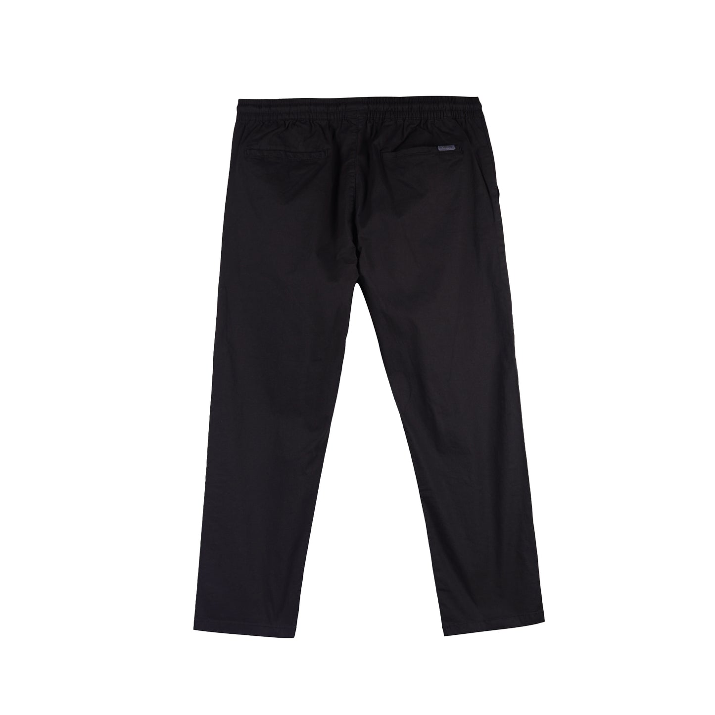 Bobson Japanese Men's Basic Denim Bankle Pants Mid Waist 165540 (Black)