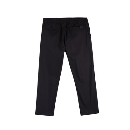 Bobson Japanese Men's Basic Denim Bankle Pants Mid Waist 165540 (Black)