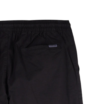 Bobson Japanese Men's Basic Denim Bankle Pants Mid Waist 165540 (Black)
