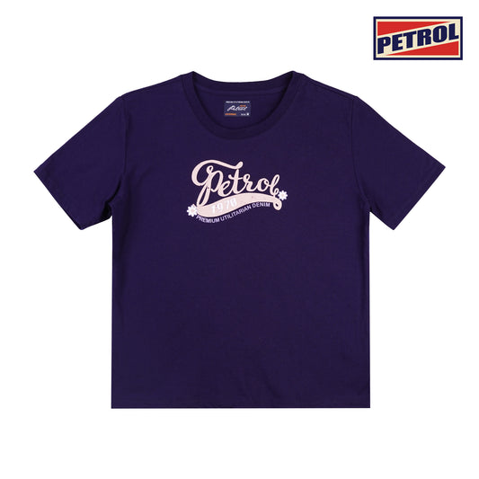 Petrol Ladies Basic Tees Boxy Fitting CVC Jersey Fabric 159763-U (Peacoat)