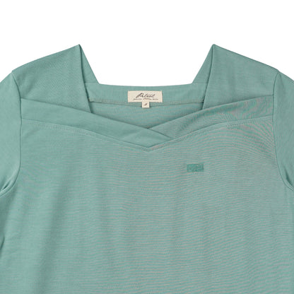 Petrol Ladies Basic Tees Regular Fitting CVC Jersey Fabric 155911-U (Green)