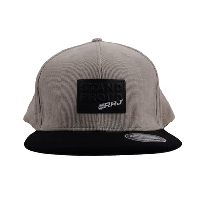 RRJ Men's Basic Accessories Snapback Cap 122225 (Gray)