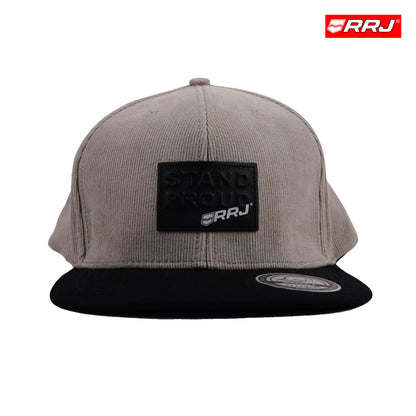 RRJ Men's Basic Accessories Snapback Cap 122225 (Gray)