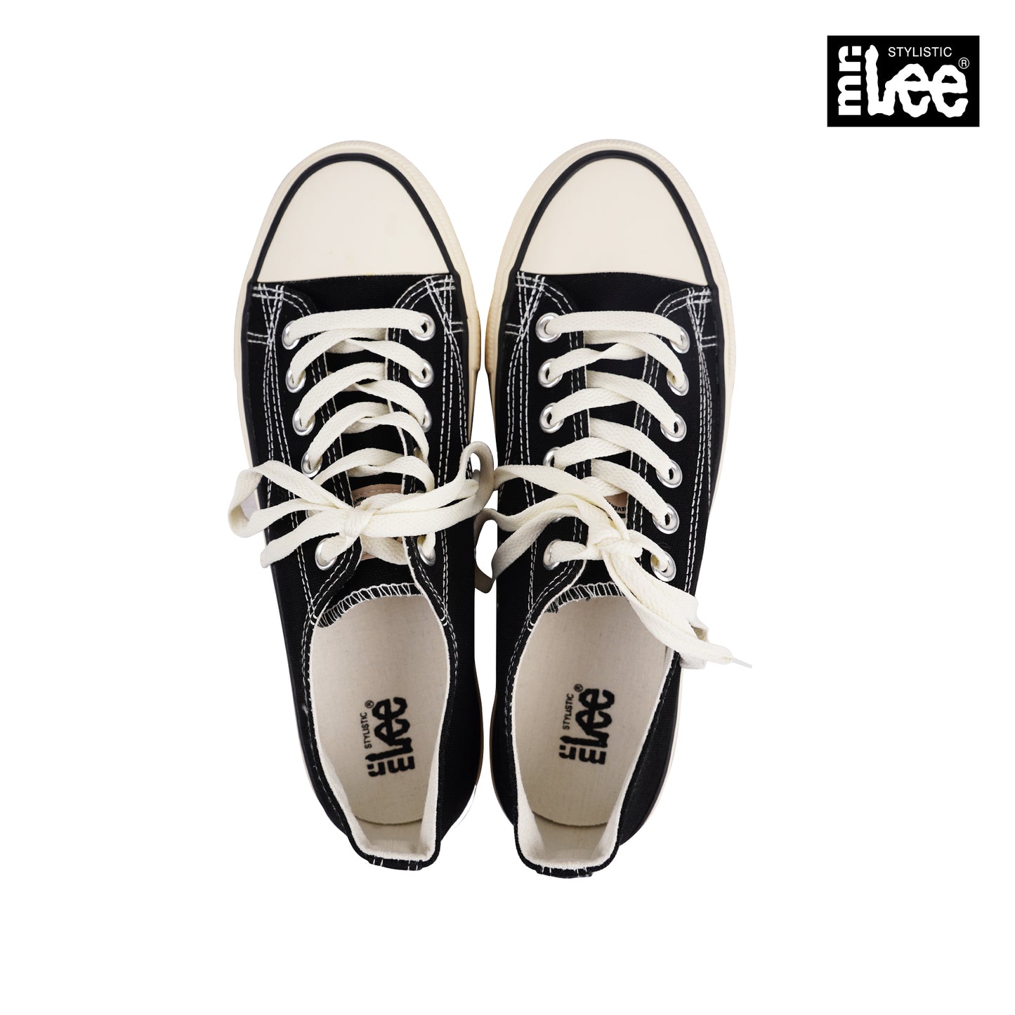 Stylistic Mr. Lee Men's Basic Accessories Footwear Sneakers 142110-U (Black)