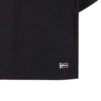 Petrol x Justice League Men's Basic Tees Oversized Fitting Interlock Fabric 163129 (Black)