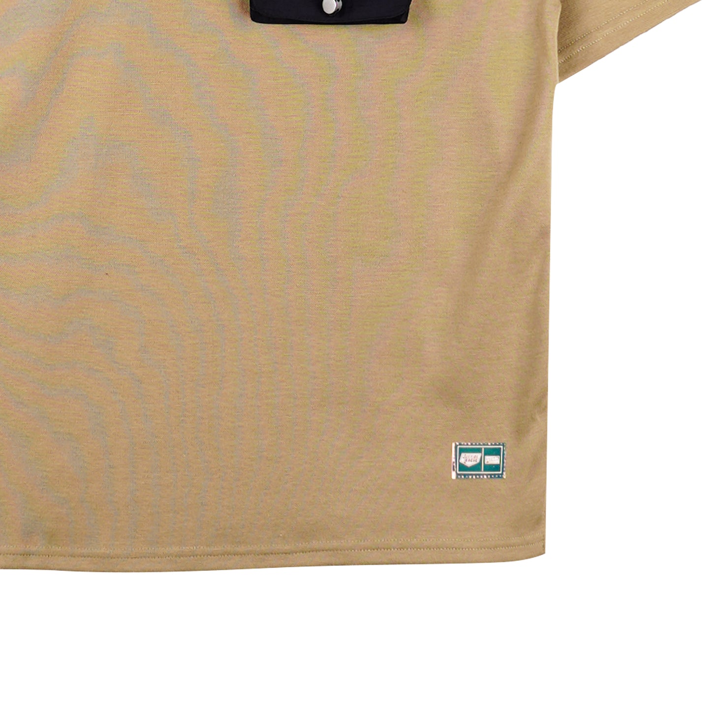 Petrol x Justice League Men's Basic Tees Oversized Fitting Interlock Fabric 163129 (Khaki)