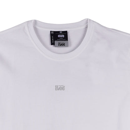 Stylistic Mr. Lee X Justice League Men's Basic Tees with Back Print Semi body Fit 167697 (White)