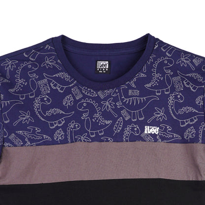 Stylistic Mr. Lee Children's Wear Kid's Basic Tees Regular Fit 160691-U (Navy Black)