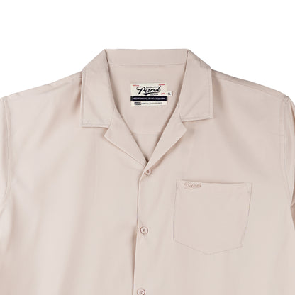 Petrol Men's Basic Collared Woven Shirt Comfort Fitting 156154-U (Sand)