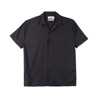 Petrol Men's Basic Collared Woven Shirt Comfort Fitting 156147-U (Black)