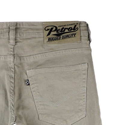 Petrol Men's Basic Denim Pants Mid-Rise Skinny Fitting 163596 (Olive)