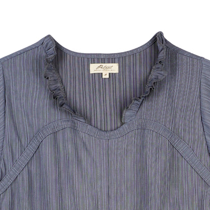 Petrol Ladies Basic Tees Boxy Fitting Ribbed Fabric 167831-U (Gray)