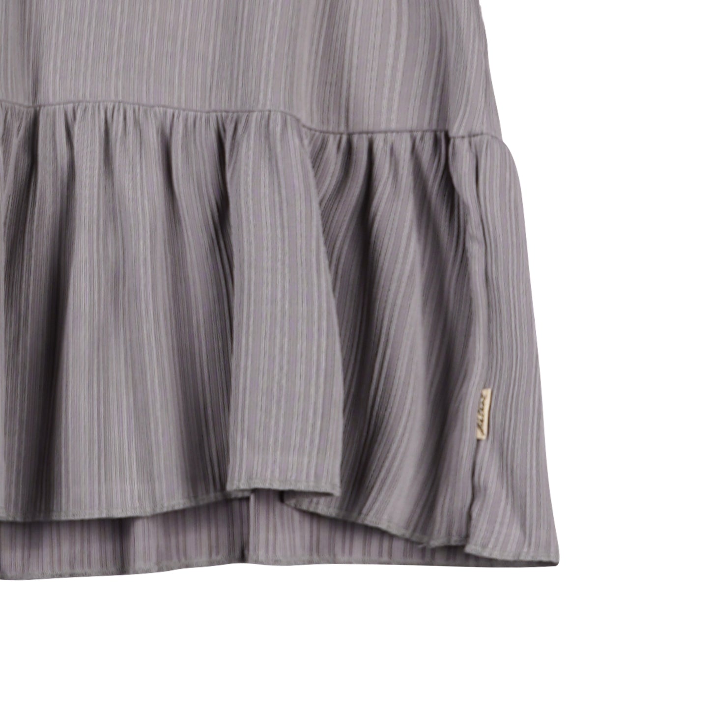Petrol Ladies Basic Tees Boxy Fitting Ribbed Fabric 159506-U (Gray)