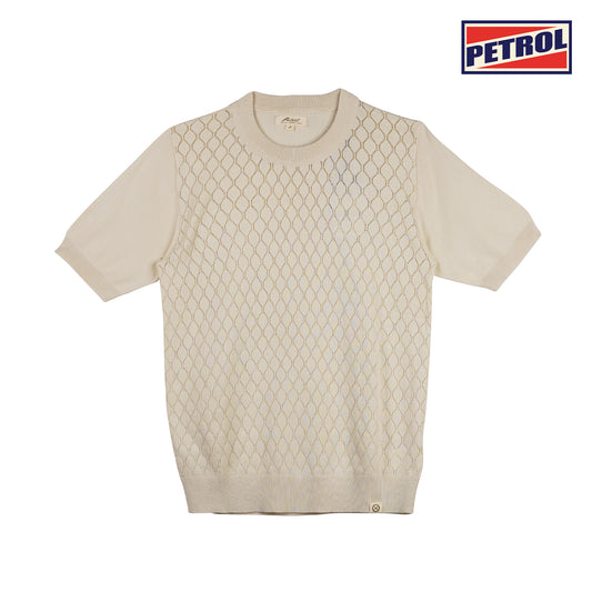 Petrol Ladies Basic Tees Slim Fitting Knitted Fabric 164226 (Beige)
