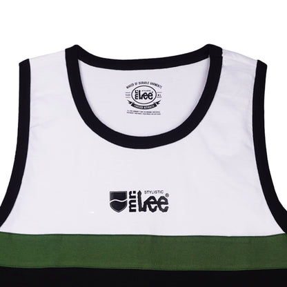 Stylistic Mr. Lee Men's Basic Tank Top Semi body Fit 168151 (Fatigue)
