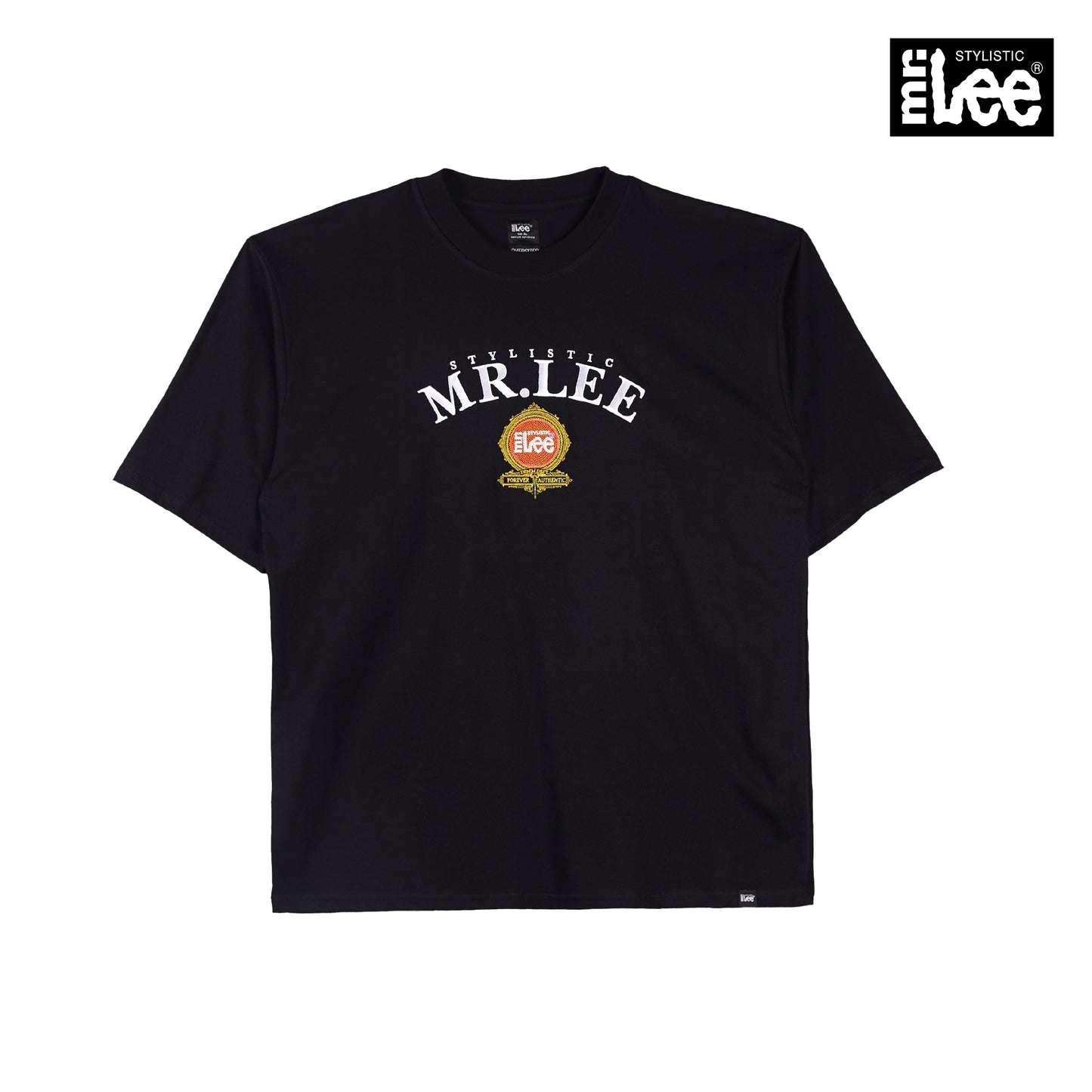 Stylistic Mr. Lee Men's Basic Tees Oversized Fitting 158043 (Black)