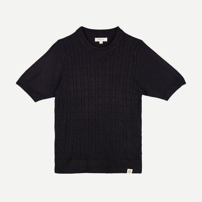 Petrol Ladies Basic Tees Slim Fitting Knitted Fabric 164198 (Black)