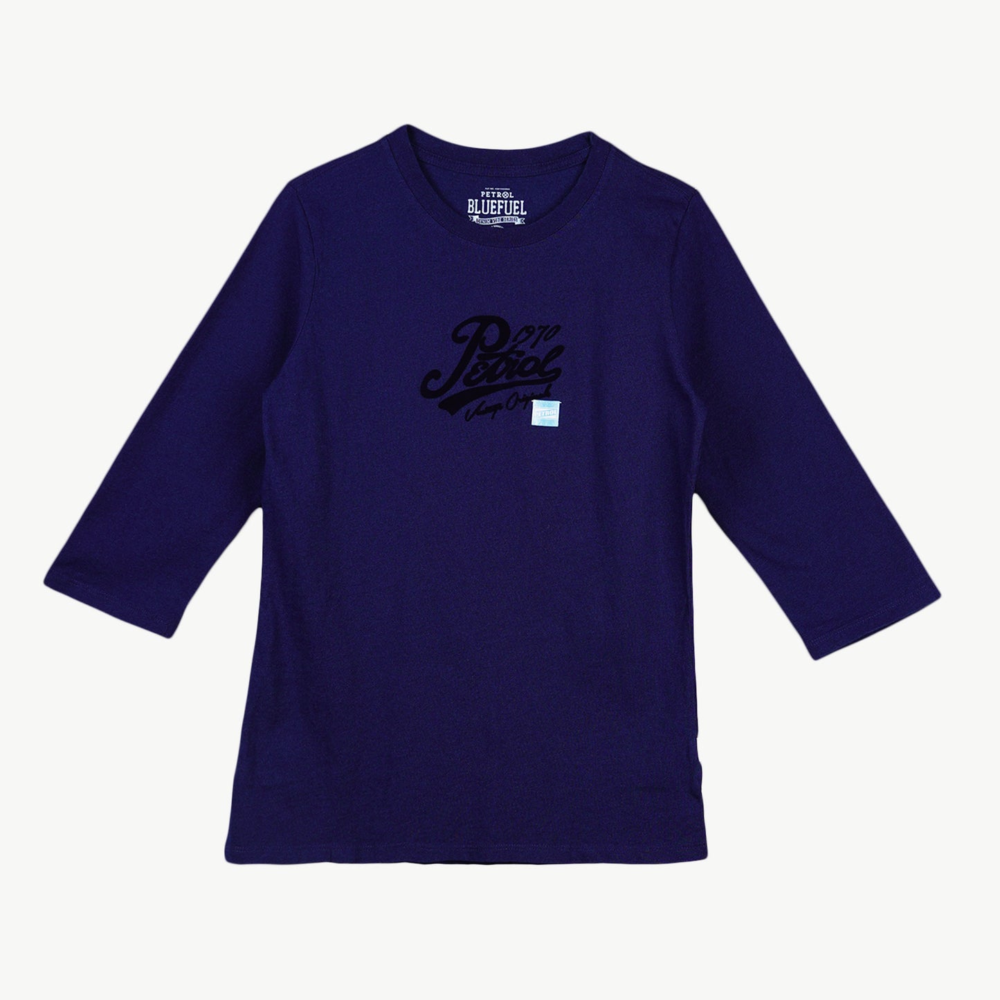 Petrol Ladies Basic Tees Slim Fitting Indigo Fabric 138675 (Raw Wash)