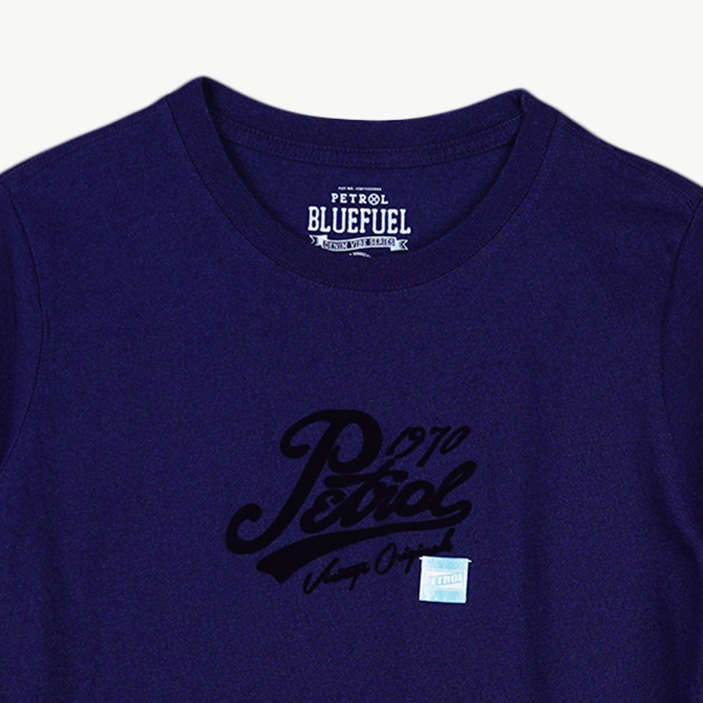 Petrol Ladies Basic Tees Slim Fitting Indigo Fabric 138675 (Raw Wash)