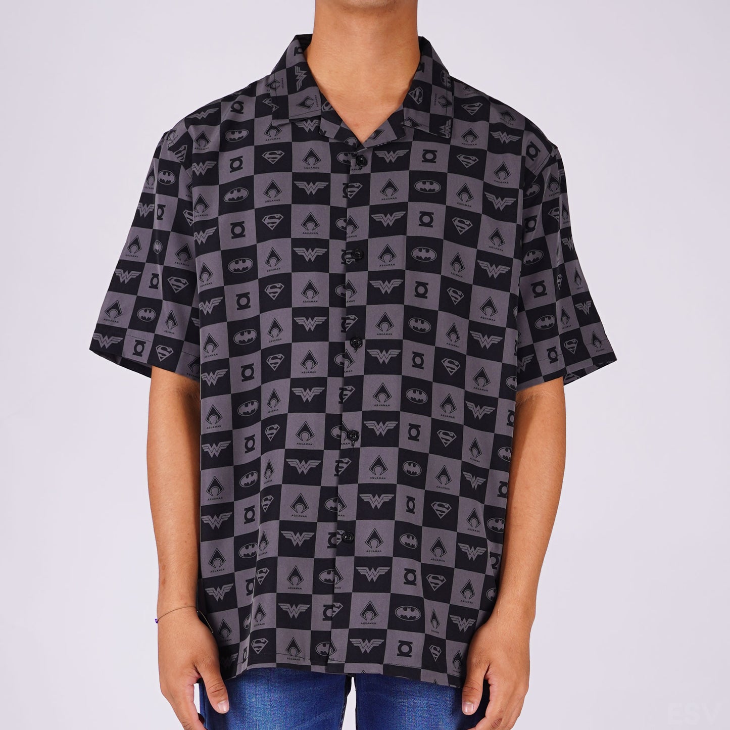 Petrol Men's Basic Woven Comfort Fitting Eash Iron Fabric 163012 (Black)