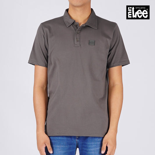 Stylistic Mr. Lee Men's Basic Collared Regular Fit 149371 (Charcoal Gray)