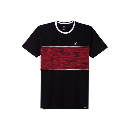 Stylistic Mr. Lee Men's Basic Tees Semi body Fit 120849 (Black)