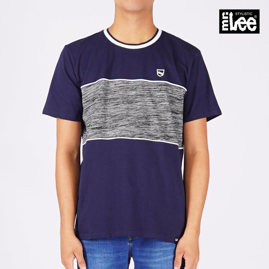 Stylistic Mr. Lee Men's Basic Tees Semi body Fit 120849 (Navy)
