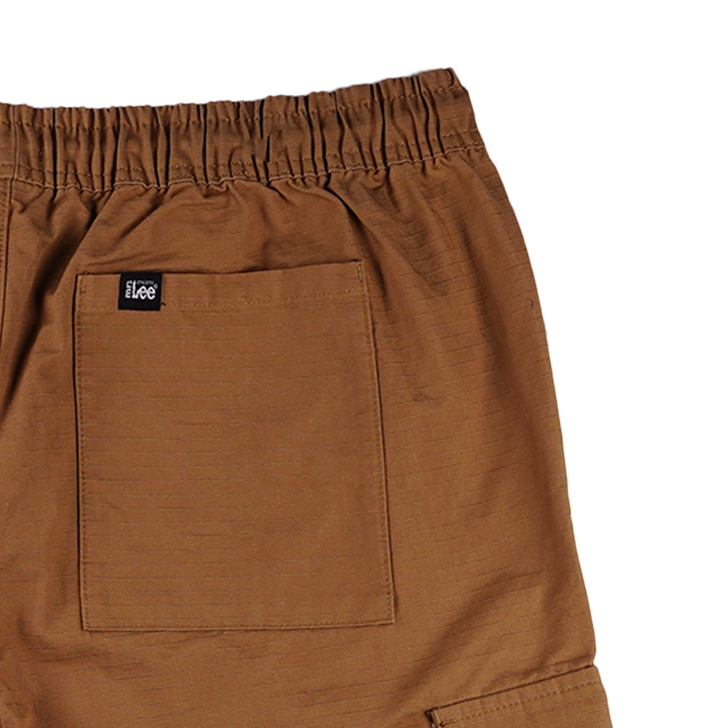 Stylistic Mr. Lee Men's Basic Non-Denim Cargo Short Mid Waist 169175 (Khaki)