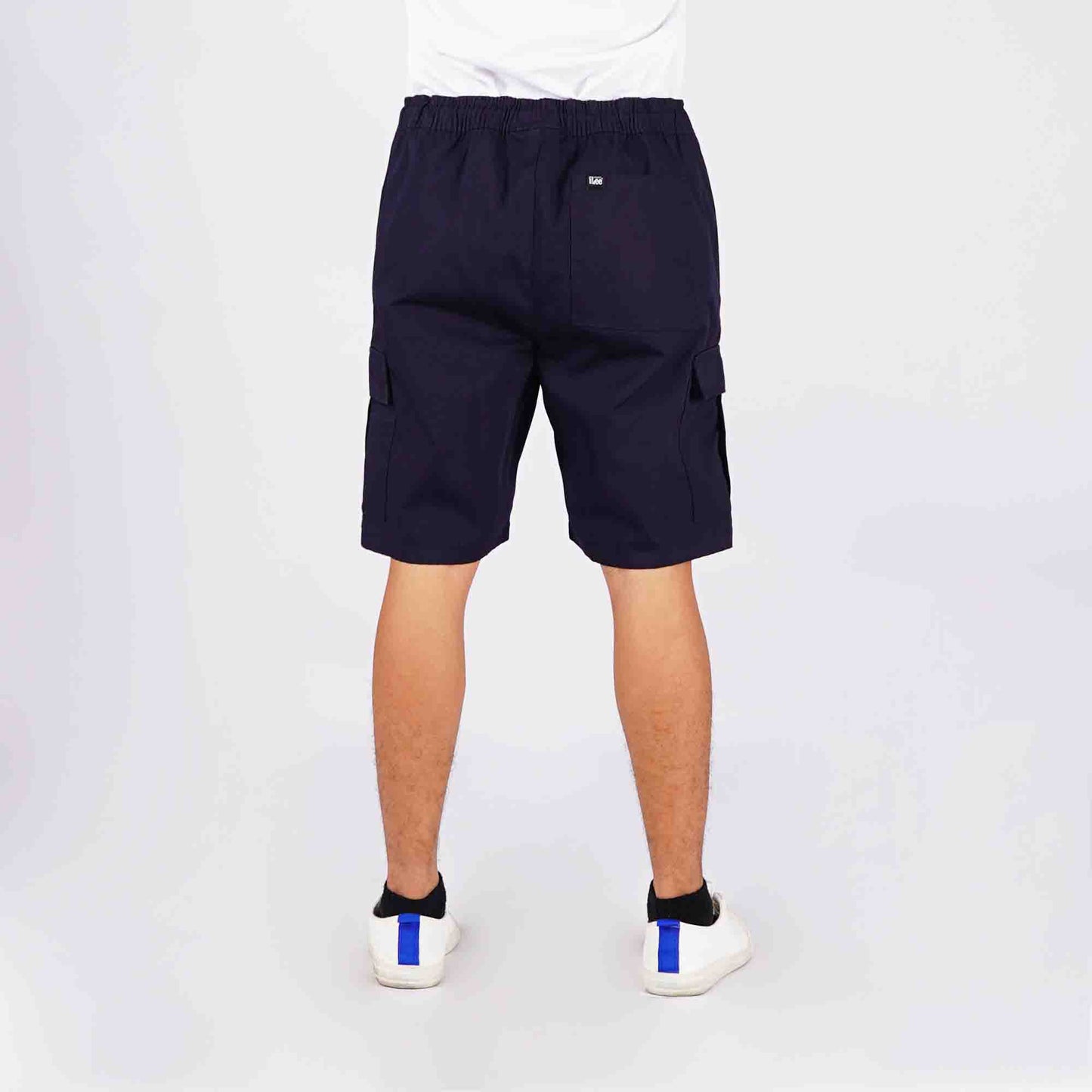 Stylistic Mr. Lee Men's Basic Non-Denim Cargo Short Mid Waist 169175 (Navy)