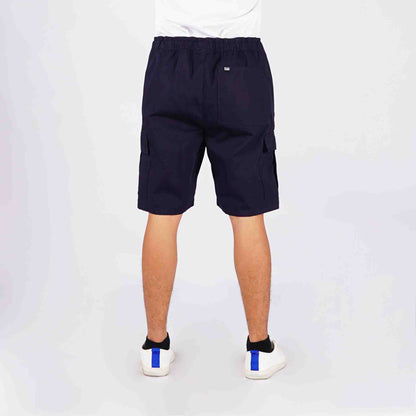 Stylistic Mr. Lee Men's Basic Non-Denim Cargo Short Mid Waist 169175 (Navy)