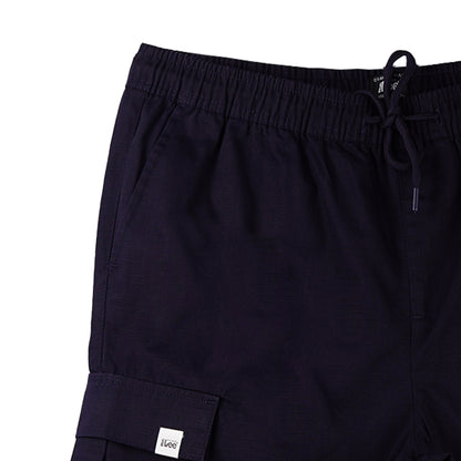 Stylistic Mr. Lee Men's Basic Non-Denim Cargo Short Mid Waist 169175 (Navy)