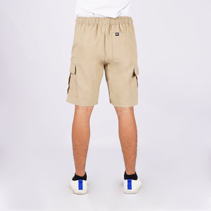 Stylistic Mr. Lee Men's Basic Non-Denim Cargo Short Mid Waist 169155 (Beige)