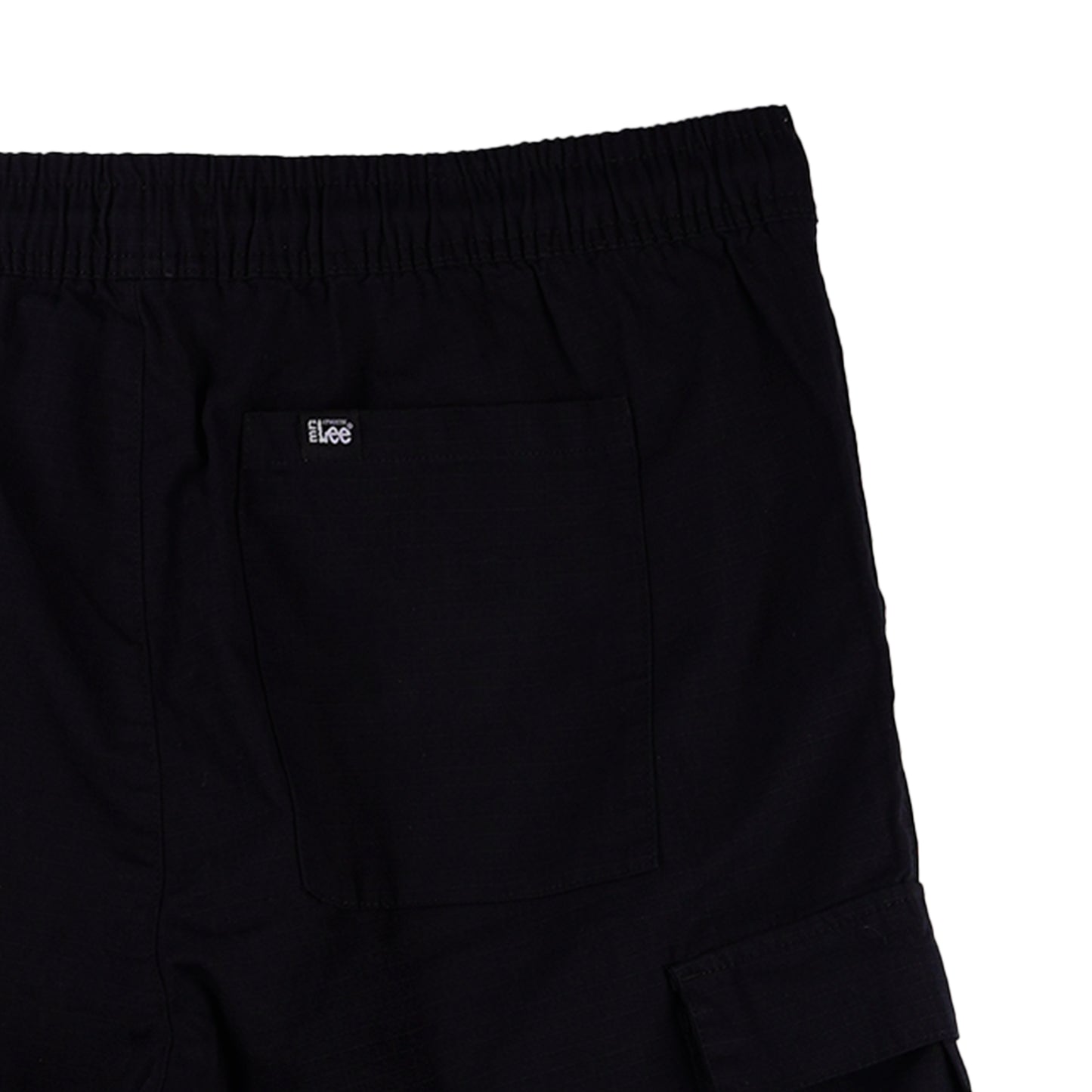 Stylistic Mr. Lee Men's Basic Non-Denim Cargo Short Mid Waist 169155 (Black)