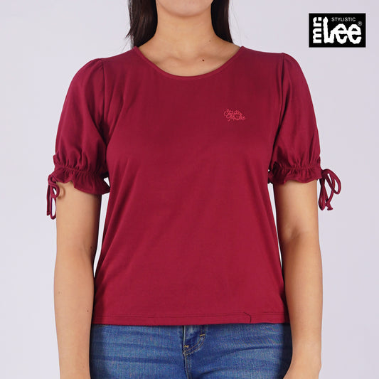 Stylistic Mr. Lee Ladies Basic Tees Boxy Fit 163333-U (Red)