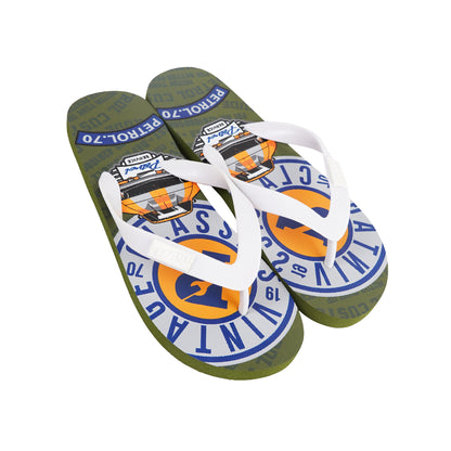 Petrol Men's Basic Accessories Printed Slipper 161561 (White)