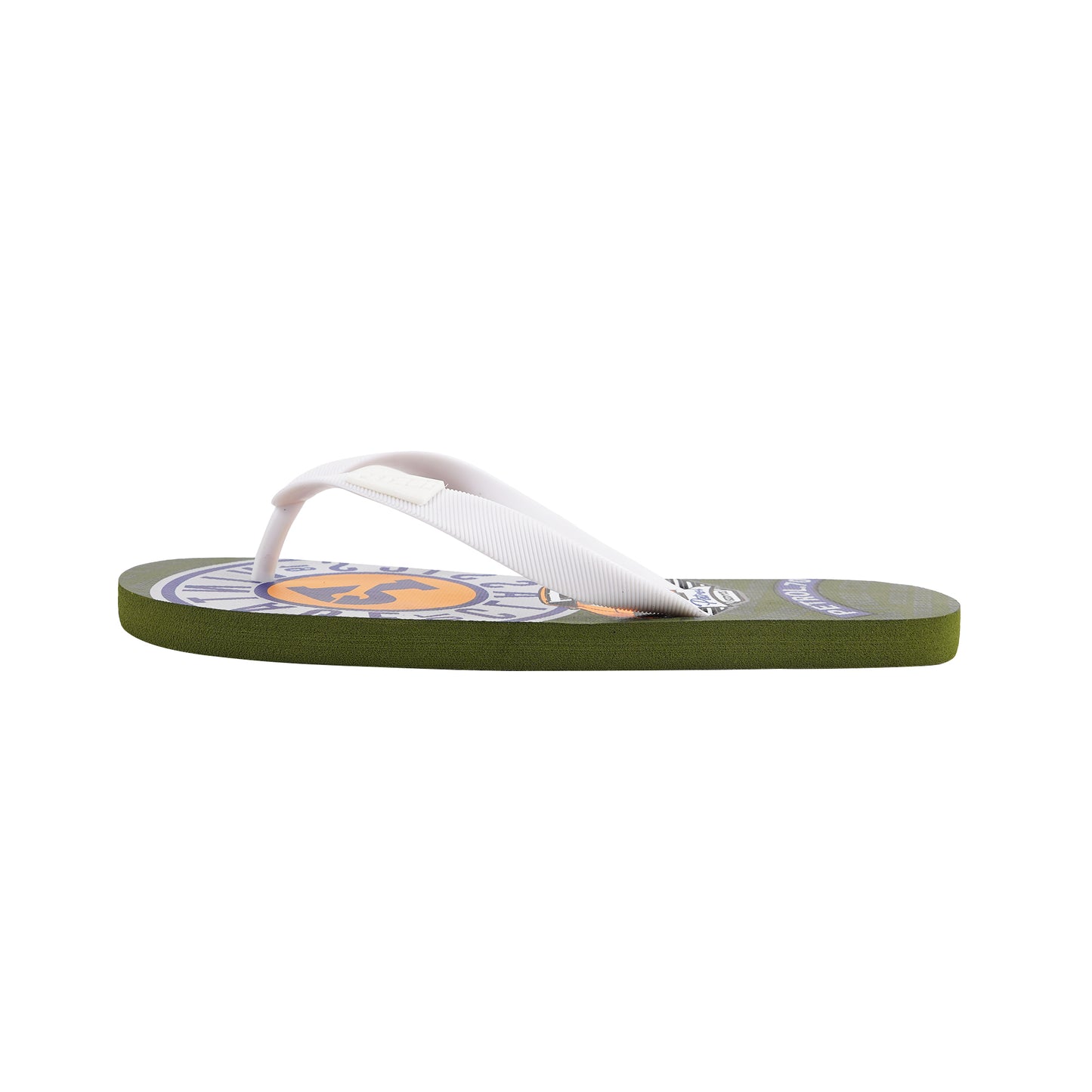 Petrol Men's Basic Accessories Printed Slipper 161561 (White)