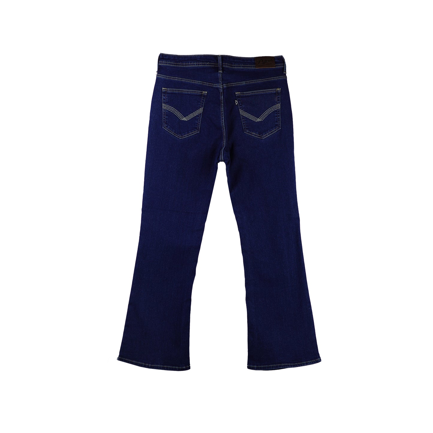 Petrol Ladies Basic Denim Flared Pants Mid-Rise Extreme Wash Fabric 167864 (Medium Shade)
